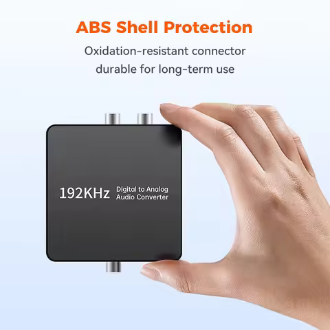Analog to Digital Audio converter ADC 3.5mm Aux+L/R RCA to Toslink/coaxial Digital Audio converter S