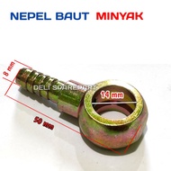 BANJO BOLT TAPERED NEPEL OIL BOLT 14 MM