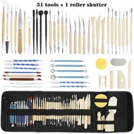 Rex TT ครื่องมือปั้น 51 ชิ้น ใช้ปั้นดินเหนียว งานเครื่องปั้นดินเผา สร้างโมเดล ดินน้ำมัน แกะสลักไม้ แ