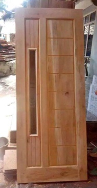 Redy Stok Pintu Minimalis Model Lis Kaca Hitam Pintu Kayu Mahoni