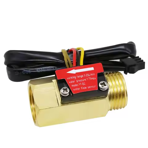 YF-B1 YF-B2 YF-B3 BSP G1/2" Hall Flow Sensor Turbine Meter 1-25L/min Turbine Flow Meter Water Flow S