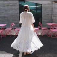 14017 estonia embroidered lace maxi dress