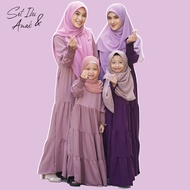 Dress kids. baju Raya 2023. baju sedondon IBU Dan anak