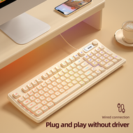 BOW K820 ซีรีส์ สามโหมด รูปแบบ RGB แสงด้านหลัง แป้นพิมพ์ สาย หรือ ไร้สาย บลูทู ธ แป้นพิมพ์ ชาร์จไฟได