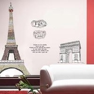 Eiffell Paris Crayon AY1930 (90x60) - Wall Stickers / Wall Stickers