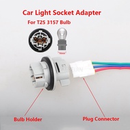 3157 T25 Brake Light Socket For Honda Civic Ridgeline, Car Bulb Holder Connector