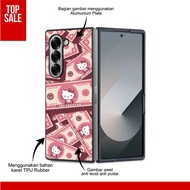Custom TPU Rubber Case for Samsung Z Fold 7 6 5 4 3, Z Flip 7 6 5 4 3 Hellow Kitty RK303