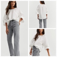 COUNTRY ROAD gathering neck ramie