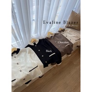 Evaline Blazer Korea Set Skirt Clean Outfit Blazer Woman by Studhijabstore