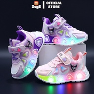 Suge kids shoes Kuromi shoes baby kids girl shoes girl boy shoes led trainer girl sneakers