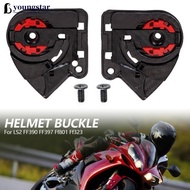 YTAR  Pair Motorcycle Helmet Shield Base Holder Replacement Visor Lock Base Parts Windscreen Holder 