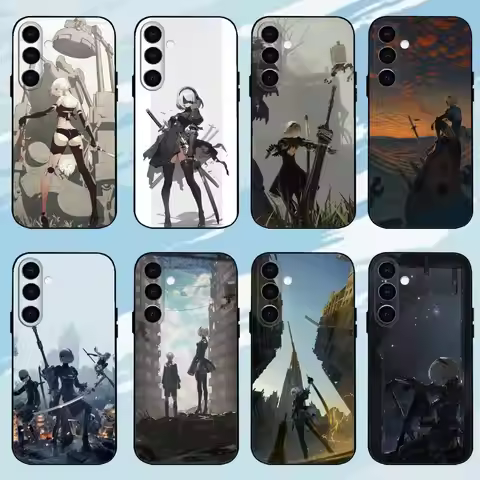 Game N-NieR Automata-a Phone Case For Samsung Galaxy A73,A72,A71,A70,A53,A52,A51,Others Soft Black S