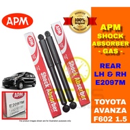 ( 100% ORIGINAL APM ) REAR GAS SHOCK ABSORBER 1PC TOYOTA AVANZA F601 F602 F651 F652 1.3/1.5 1 PAIR ABSORBER E21097M