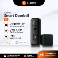 Xiaomi Smart Doorbell 3S | 2K Resolution | Weatherproof | Smart Wireless WiFi Video Doorbell Camera 