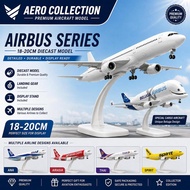 18cm & 20cm Diecast Alloy Airplane A380 A350 A330 A320 with Landing Gear Diecast Aircraft Model Allo