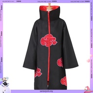Anime Naruto Akatsuki Uchiha Itachi Cosplay Cloak Kids & Adults Ninja Robe Costume for Halloween
