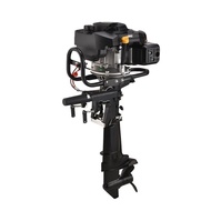 ALL NEW 4-Stroke 9HP Outboard Engine 4-Cylinder Steering Handle & F/N/R Gears Boat Marine Motor