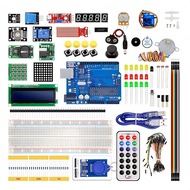 ชุดอิเล็กทรอนิกส์ Arduino UNO R3 อัปเดตเวอร์ชันใหม่ รวมเซนเซอร์หลายชนิด RFID ESP8266 ESP32 ใช้กับ Ar