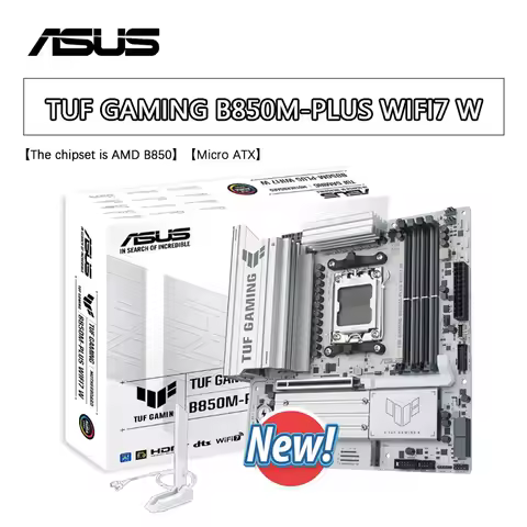 ASUS TUF GAMING B850M-PLUS WIFI7 W AMD B850 Motherboard micro-ATX DDR5