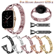 [HOT JUXXKWIHGWH 514] สายสแตนเลสใหม่สำหรับ Huami Amazfit GTS 2 /Mini Smart Watch Band สร้อยข้อมือกีฬาสำหรับ Xiaomi Amazfit Bip S/u/pro/gtr
