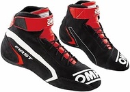 Omp Unisex First Race My2021 Running Shoes, Red/Black, Size 42 Fia 8856-2018 Boat Shoe, Standard, EU