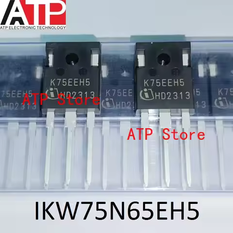 10pcs/lot 100% New Imported Original K75EES5 IKW75N65ES5 K75EEH5 IKW75N65EH5 TO-247 Transistor IGBT 