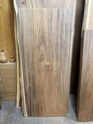 A-DW玻利維亞胡桃原木桌板長172.5寬75.5厚6.5CM地板壁板層板書架拼板園藝木桌2024全新品