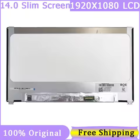 14 Inch Slim 30 Pin Laptop Screen For Latitude 7480 7490 N140HCE-G52 Fit NV140FHM-N47 B140HAN03.3 19