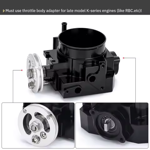 NEW-Car 70MM Intake Throttle Body For Honda K-Series /K20/Civic/EP3/Type R/Integra DC5 Intake Manifo