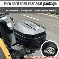 Beg Tempat Duduk Belakang Motosikal Berbilang Fungsi, Tahan Air, Berbahan Keras, Beg Bagasi, Beg Hel