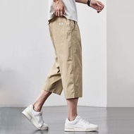 Outdoor Men 3/4 Pants Fashion Korean Casual Shorts Breathable Men Three Quarter Short Pants 4 Colors