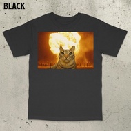 Cat Explosion Shirt Brain Rot Shirt Ironic Cat Popular Meme Shirt Viral Meme Shirt Offensive Shirt F