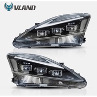 Lexus IS250 IS350 200 - 2012 V3 front led projector headlamp headlight head lamp light DRL bodykit b