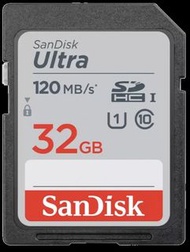 SanDisk Ultra SDHC/SDXC U1 C10 120mb/s SDSDUN4-32/64/128/256/512GB