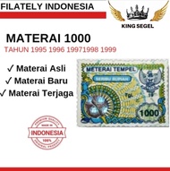Materai 1000 Asli Tahun 1995 1996 1997 1998 1999