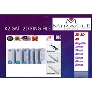PVC Ring File A4 / East File  / 2D 3D 4D Ring File