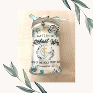 Personalised Candle / Customize Baptism Candle with Charm