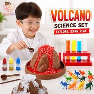 Kids Volcano Eruption Science Experiment Kit Diy Eruption Model Educational Stem Toy Safe Materials
