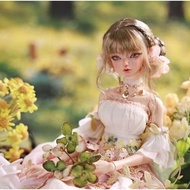 BJD4 Female Doll Flower Hat Jellyfish French Dress Pink Handmade Doll oueneifs Doll Trendy Play Doll