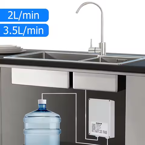 12V Electric Water Pump Caravan Kitchen Faucet Automatic Water Suction Pump 2L/min 3.5L/min Motorhom