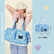 กระเป๋าสตั๊ดวันพีซขนาดใหญ่ Vanwalk กระเป๋าเดินทางแบบสะพายข้างสำหรับผู้หญิง กระเป๋าออกกำลังกายแบบสะพา