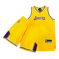 Trang phục quần áo Bóng rổ Delo NBA LA Lakers màu Vàng