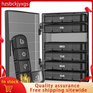 【hzsbckjyxgs】1 Set Weekly Pill Organizer 4-Times A Day, 7 Day Portable for Travel