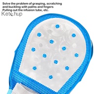 Ketchup1 1Pcs Anti-scratch Gloves For The Elderly And Patients Detachable Restraint Glove Paralyzed 