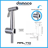 AALTO 9802 Bidet Spray Set (Matte Black Chrome Rose Gold Matte Gold Metal Black Steel Silver) with H