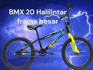 Sepeda BMX 20 Inch Ban Ban Tebal Besar Jari 2 Motor Frame Dinamik Rigid Fork Ban Besar Frame Super