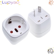 LUOYAO EU Plug Adapter, Compact Multi-Purpose Outlet Adapter, Portable Universal Lightweight Travel 
