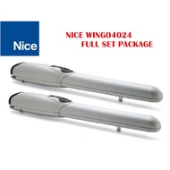 ( MADE IN ITALY ) NICE WINGO4024 FULL SET PACKAGE / AUTOGATE SYSTEM