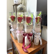 Wax Roses Bouquet of 1 Mica Box (Beautiful 3-Layer Wax Roses)