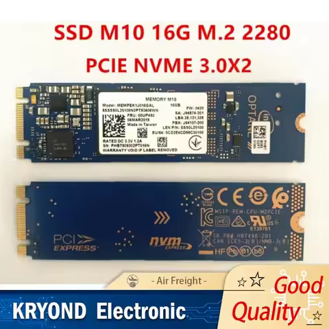 1PCS 5PCS M.2 NVME SSD Acceleration Card M10 16G 2242 2280 For Intel Optane PCIe